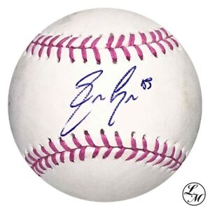 Randal Grichuk Rockies Autographed Rawlings Breast Cancer Baseball