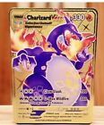 Charizard VMAX Gold Metal Pokémon Card Collectible/Gift/Display