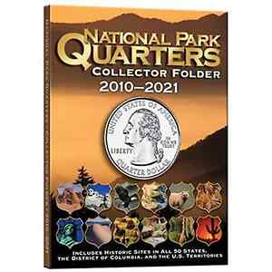 Whitman Coin Folder 2883 National Park Quarters 2010-2021  Album / Book  25 cent