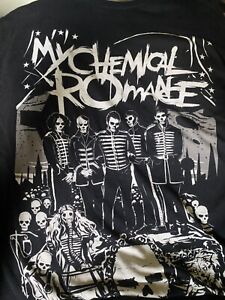 VTG My Chemical Romance Shirt Skeleton  XL