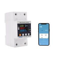 WiFi Smart Energy Meter AC 63A 80-300V Voltage Protector, Alexa Google Home
