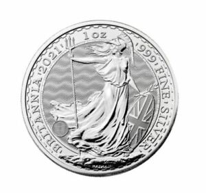 1997 to 2024 Silver BRITANNIA 1oz Coin UK Royal Mint Bullion coins in capsules
