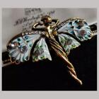 Vintage Art Nouveau Style Fairy Nymph Pendant Brooch Shawl Pin Jewelry Gift