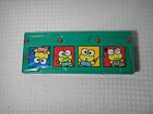 Vintage 1992 Sanrio Kero Keroppi Green Pencil Case With Containers missing one