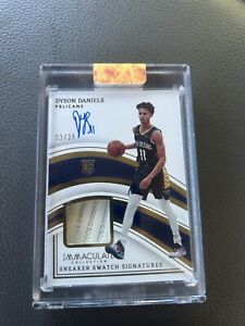 New Listing2022-23 Panini Immaculate Dyson Daniels Sneaker Swatch Signatures Rookie 03/25