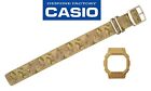 Genuine CASIO G-SHOCK DW-5600LU-8 Watch Band BEZEL Beige Camouflage Cloth strap