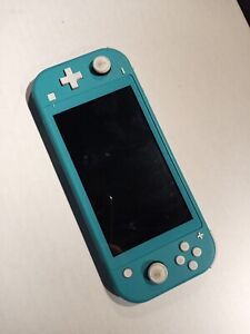 Not Working Nintendo Switch Lite 32GB Console - Turquoise. For Parts As Is