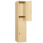 Metal Lockers Storage Cabinet 1/2/3 Door Locker for Office School Gym Hotel Home