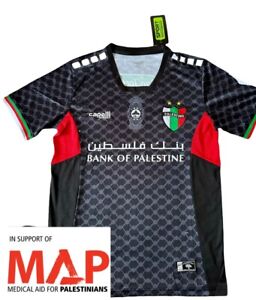 Palestine Palestino Away Black Football shirt 2024 - Proceeds Going To Charity