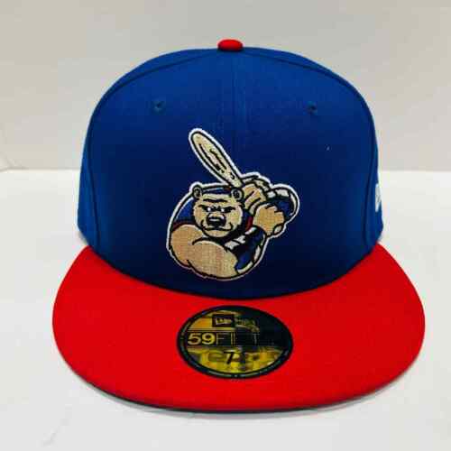 Iowa Cubs Marvel MiLB New Era 59FIFTY Fitted Hat Cap Sz 7 3/8 Blue Red Baseball