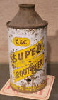 1950S C &C SUPER ROOT BEER CONE TOP SODA CAN CANTRELL & COCHRANE 3 CITY CHICAGO