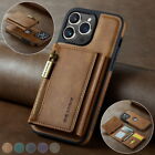 Magnetic Adsorption Leather Wallet Card Slot Case Cover Fo iPhone 11 12 13 14 15