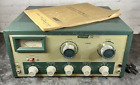 Heathkit DX-60 Phone and AM/CW Transmitter With Manual - Powers On
