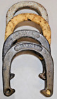 4 Vintage Royal metal horseshoes - NICE