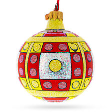 Constructive Fun: Building Blocks Blown Glass Ball Christmas Ornament 3.25