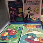 Lot 4 Vintage Gold Key Comics Pink Panther,Tweety &Sylvester,Beagle Boys,Disney
