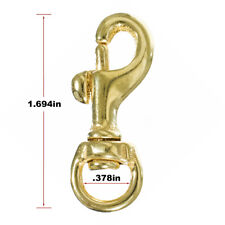 PARACORD PLANET Brass Swivel Snap Hooks - Available in Multiple Sizes