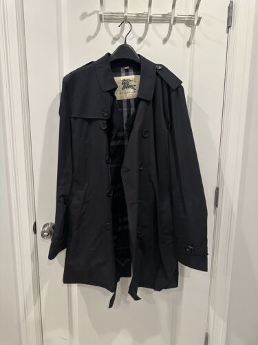 Burberry Trench Coat (Navy, Size 56r) - Wrong Size/Barely Worn