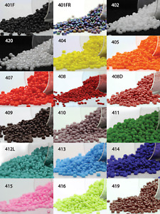 Miyuki Round Rocailles 11/0 Seed Beads - 20grs Bag Various colors - PS36