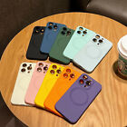 For iPhone 14 15Pro Max 13 12 11 MagSafe Silicone Case Shockproof Magnetic Cover