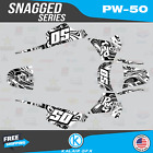 Graphics Kit for Yamaha PW50 (1990-2023) PW-50 PW 50 Snagged series - White
