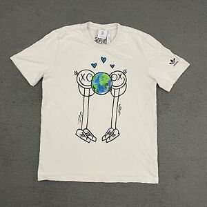Adidas x Andre Saraiva T-Shirt Mens Medium Streetwear Art Grafitti Casual Adult