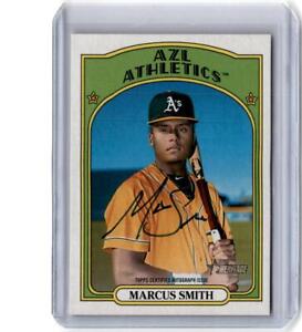 New Listing2021 Topps Heritage Minor League #ROA-MS Marcus Smith Real One Auto