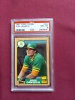 1987 TOPPS TIFFANY #620 JOSE CANSECO PSA 8 NM MINT
