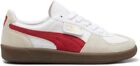 Men's Shoes PUMA PALERMO LEATHER Casual Lace Up Sneakers 39646405 WHITE / GRAY