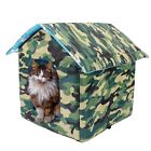Waterproof Outdoor Pet House Cat Nest Tent Cave Bed Kitty Shelter Collapsible