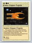 1994 Galactic Empires Krebiz Clipper Frigate CCG TCG Companion Games Vintage