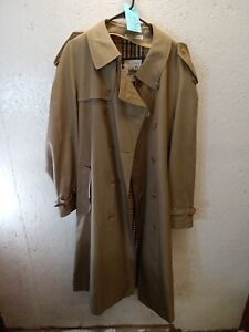 By Martini Trench Coat Mens Size 46 Long 394