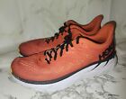 Hoka One Mens Clifton 7 1110508 CLBLC Red Running Shoes Lace Up Size 11