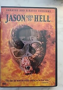 Jason Goes to Hell DVD Unrated and R-Rated Versions 1993 Horror With Commentary