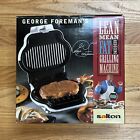 New Listing1999 GEORGE FOREMAN LEAN MEAN FAT REDUCING GRILLING MACHINE, MODEL GR10-WHITE