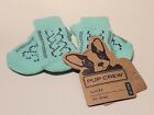 Pup Crew Non-skid Blue Knit Dog Socks Size S/XS New In Packaging Set Of 4 Socks