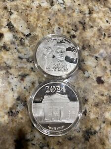 2- TRUMP 2024 - 4 More Years - Commemorative Coin 1oz .999