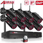 ANRAN Home outdoor Wireless Security Camera System 2TB HDD 8CH 5MP wifi NVR Kit