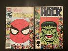 MARVEL 25th ANNIVERSARY COVER. Web Of Spider-Man 20. Incredible Hulk 325. Rare