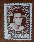 1961 TOPPS BASEBALL STAMP JIM PERRY CLEVELAND INDIANS S-579