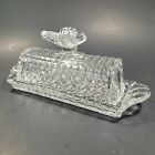 Circleware Crystal Clear Glass Butterfly Butter Dish 8