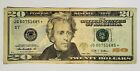 2009 $20 Dollar Star Note Bill Low Serial Number JG00751685*   currency