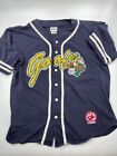 Vintage Goofy Shirt 90s Disney World Baseball Button Up T-Shirt Jersey Sz large