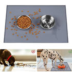 24x16in Silicone Dog Cat Bowl Food Mat Pet Bowl Placemat Water Cushion Non Slip