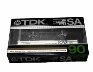 TDK SA 90 High Resolution Cassette Tape New Sealed