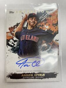 New Listing2021 Topps Inception Rookie and Emerging Star /299 Aaron Civale Auto