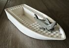 Lego Vintage Cabin Cruiser Hull # bfloat2c01 and Shark from Set #4011