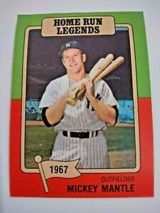 1986 Big League Chew #6 Mickey Mantle Home Run Legends New York Yankees