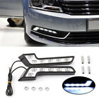 L Shaped 6LED Fog Lights Bumper Driving Lamp White Waterproof Car Accessories (For: Aston Martin Rapide AMR)