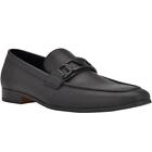 Guess Mens Kaduna Black Faux Leather Loafers Shoes 7.5 Medium (D) BHFO 1428